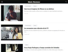 Tablet Screenshot of diarionocturno.com